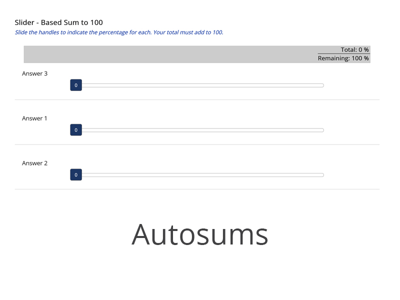 Autosums