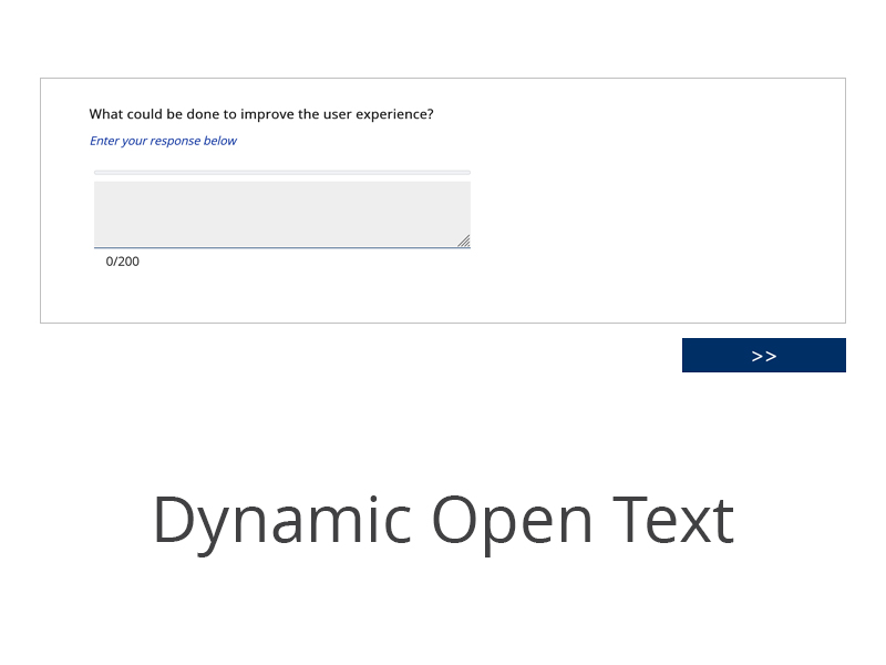 Dynamic Open Text