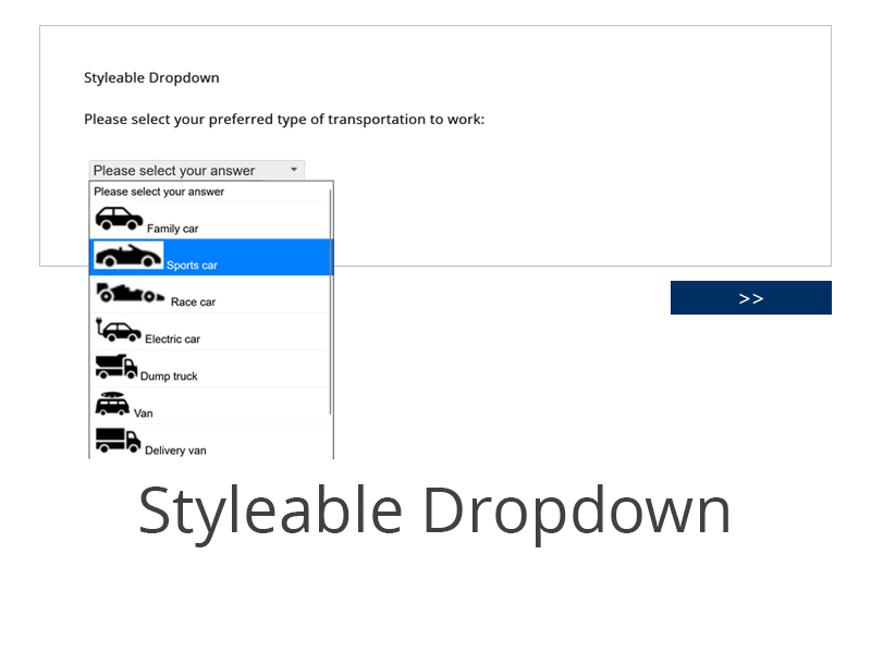 Styleable Dropdown